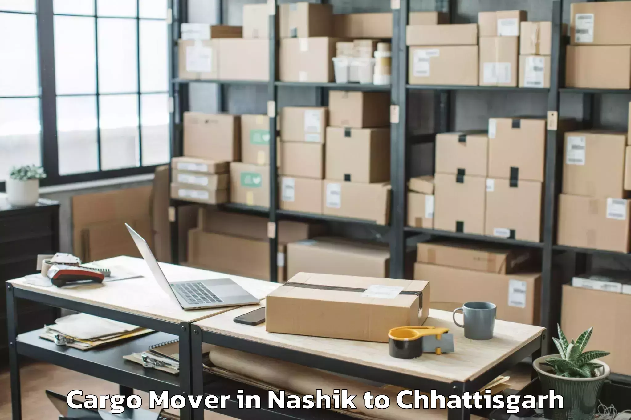 Book Your Nashik to Khairagarh Cargo Mover Today